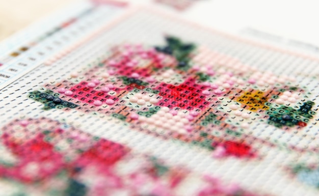 detal haftu krzyżykowego